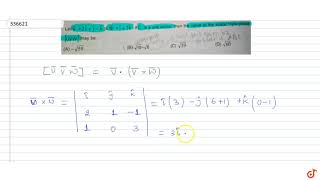 Let ` vec V=2 hat i+ hat j- hat ka n d vec W= hat i+3 hat kdot` If ` vec U` is a unit vector,