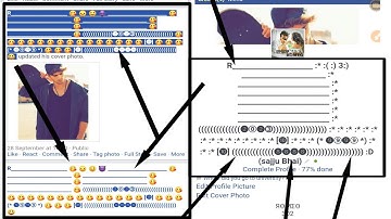 HOW TO MAKE EMOJI LINE FACEBOOK ACCOUNT || REXNICE TRICKS ||