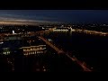 Ночной Петербург с Петровской набережной // Saint-Petersburg