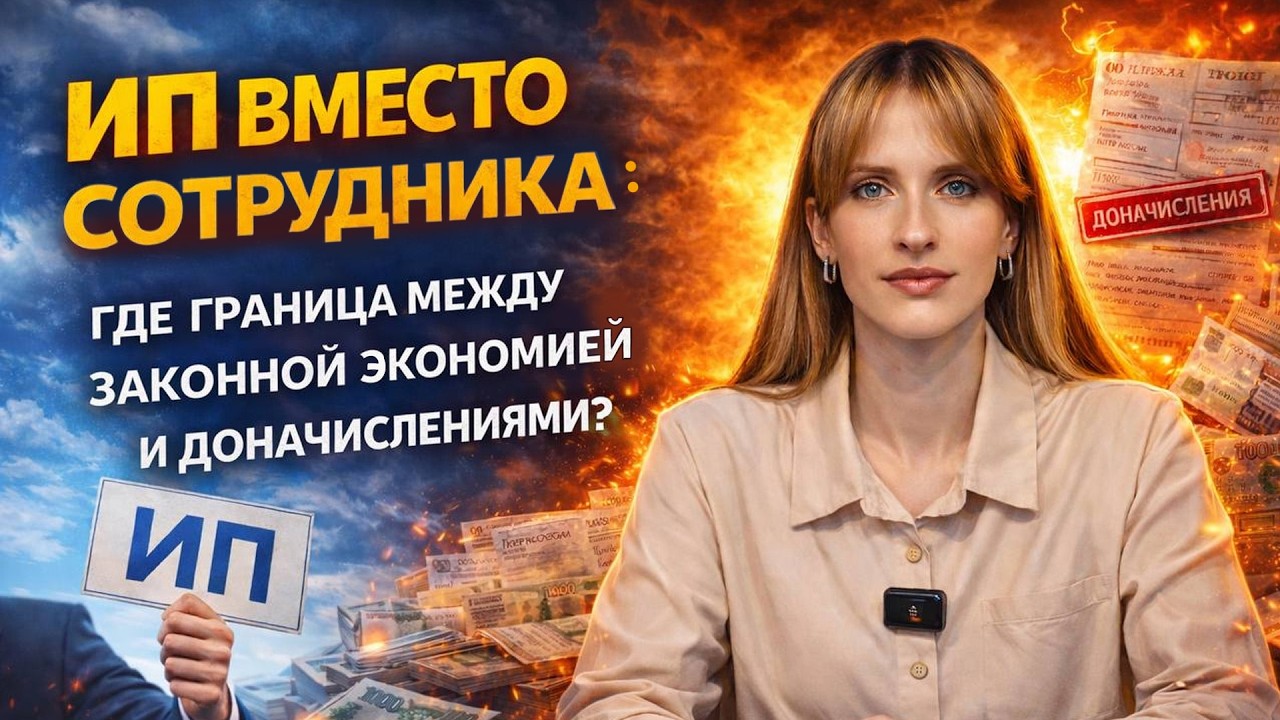 ИП вместо сотрудника: где граница между законной экономией и доначислениями?