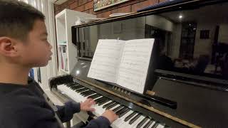 AMEB grade 1 piano exam - The Addams Family Theme (play by Josiah piano and wonder show)