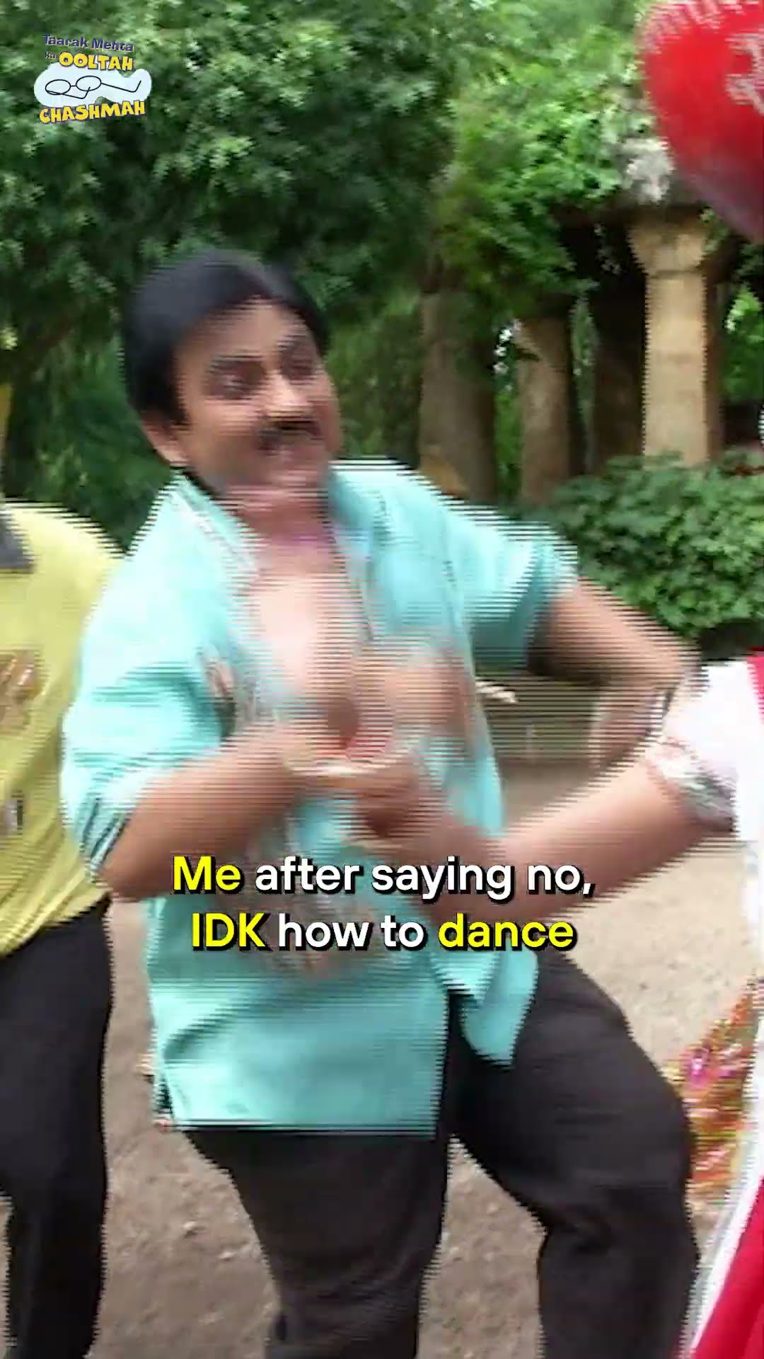 Me after saying no,IDK how to dance!#tmkoc #funny #comedy #relatable #shorts #funnyshorts