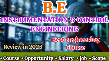 B. E INSTRUMENTATION & CONTROL ENGINEERING COURSE REVIEW IN TAMIL