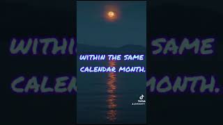 Can A Blue Only Occur In Specific Monthsfactoftheday bluemoon supermoon2023 lunar supermoon