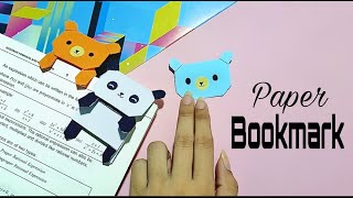 Origami Paper Bookmark Teddy Bear & Panda | Paper craft ideas | #arfhandmadecraft