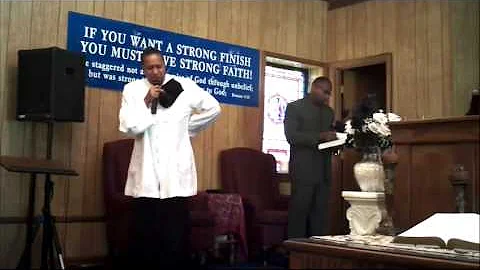 Co-Pastor Regina R. Steele preaching "Don't Let Th...