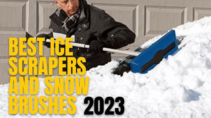 Magical Ice Scrapers for Car Windshield - 2 Pack Cone Magic Car Ice Scraper  with Funnel, Round Snow Scraper