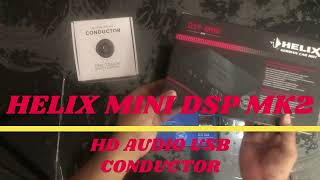 HELIX MINI DSP, HD USB AUDIO INTERFACE, CONDUCTOR - YouTube