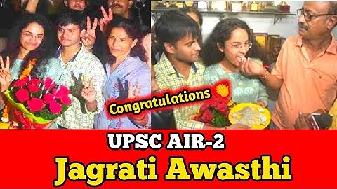 IAS UPSC Topper Jagrati Awasthi l AIR-2 UPSC CSE 2020 l UPSC result 2020 l UPSC motivation 🌟✌️