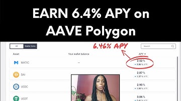 Earn 6.4% APY on your MATIC tokens on Aave Polygon