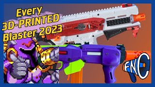 EVERY 2023 3D PRINTED NERF BLASTER | Foam News Collective Year In Review