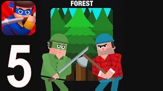Mr Ninja - Gameplay Walkthrough Part 5 - Classic Forest(iOS) screenshot 4