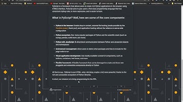 Run python in Html: Pyscript