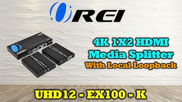 OREI 1x2 HDMI Extender Splitter 4K Over CAT 6/7 Cable upto 100 Ft [Setup & Installation]