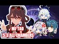 Hu Tao ALL CHAMBERS Abyss 5.3 Speedclear | Genshin Impact