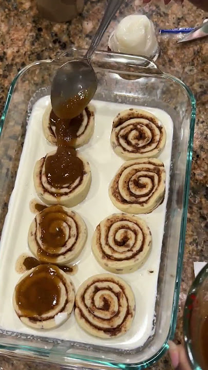 Making the viral TikTok cinnamon rolls with a knock off brand