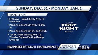 First Night Road Closures