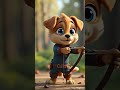 "Puppy Trains to Be HAWKEYE for Weeks... The Ending Will SHOCK You! #shorts"