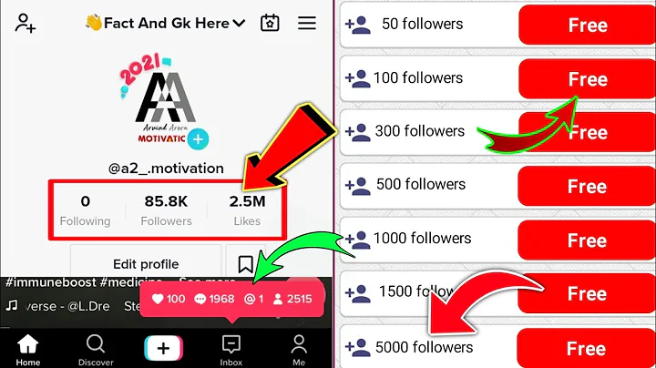 Instantly Boost Your Tiktok Presence with Free Likes and Followers!