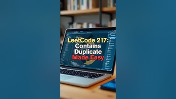 LeetCode 217: Contains Duplicate Made Easy - Python Tutorial #shorts #short