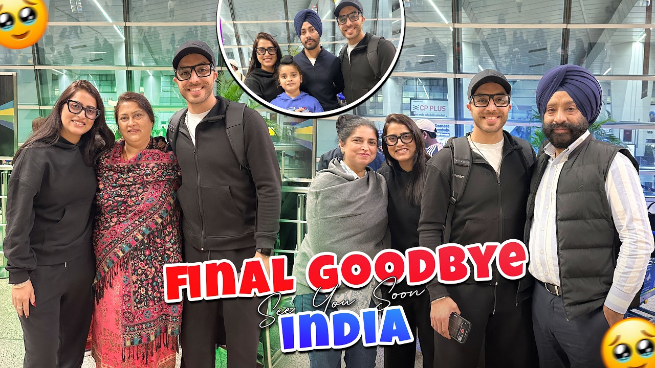Goodbye India 🇮🇳✈️ 30 Hours of Travel To Canada🇨🇦 I Tanveersimran Vlogs