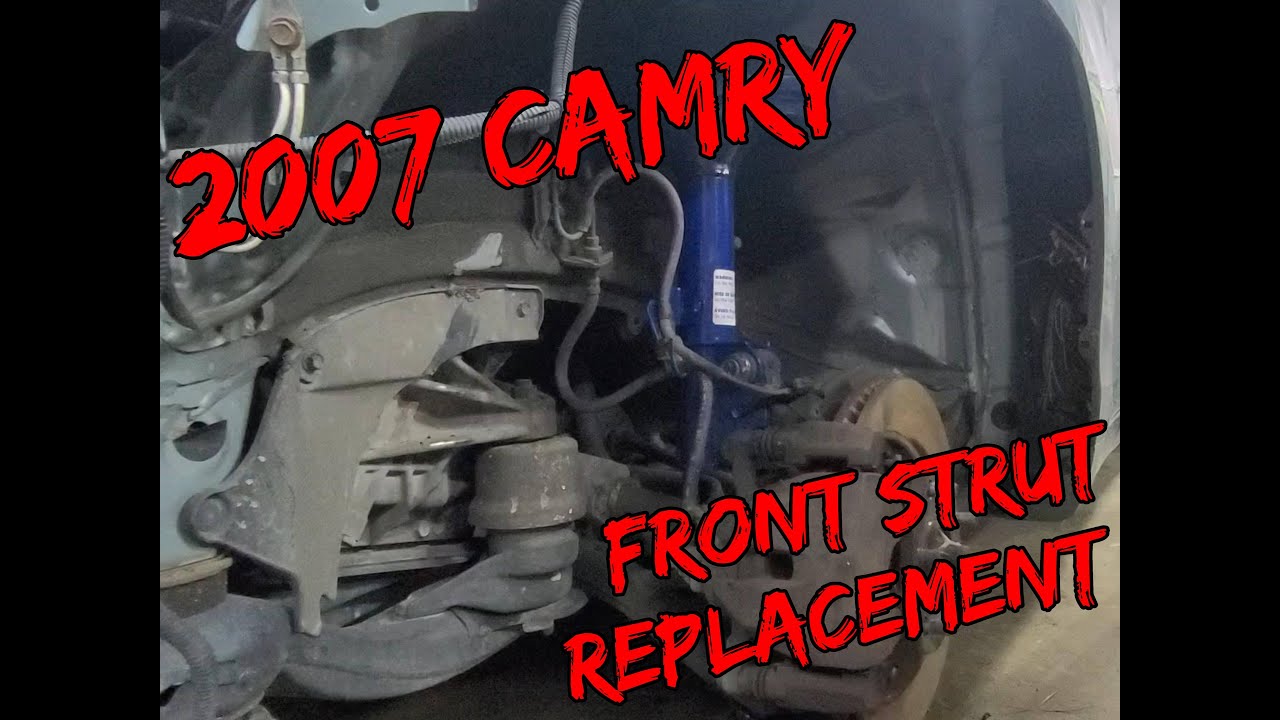 The Midnight Mechanic - 2007 Toyota Camry Front Strut Replacement - YouTube