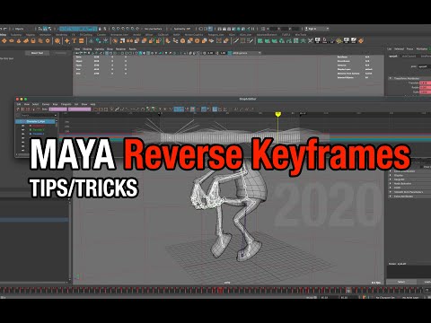 Maya Reverse Keyframes