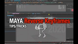 Maya Reverse Keyframes