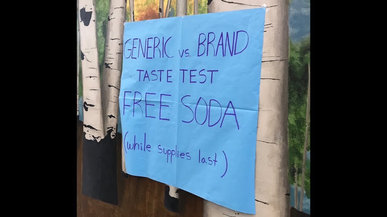 Generic vs. Brand-Name Soda