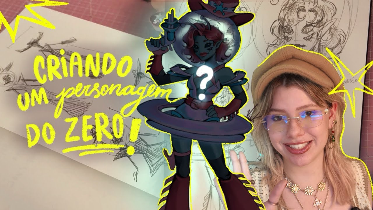 COMO CRIAR UM PERSONAGEM DO ZERO !! | Vick Arts 