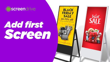 Add first Screen in your dashboard