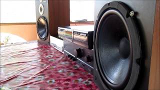Technics 3 Way Sealed 200 Watts Speakers Mod / Technics SU-610 Power Amp