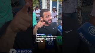 Gobernación reactivará programas deportivos y apoyos a jóvenes en Córdoba