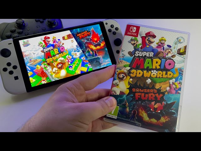 Nintendo switch jogo super mario 3d mundo bowsers fúria tv mesa modos de  jogo handheld para interruptor oled lite console