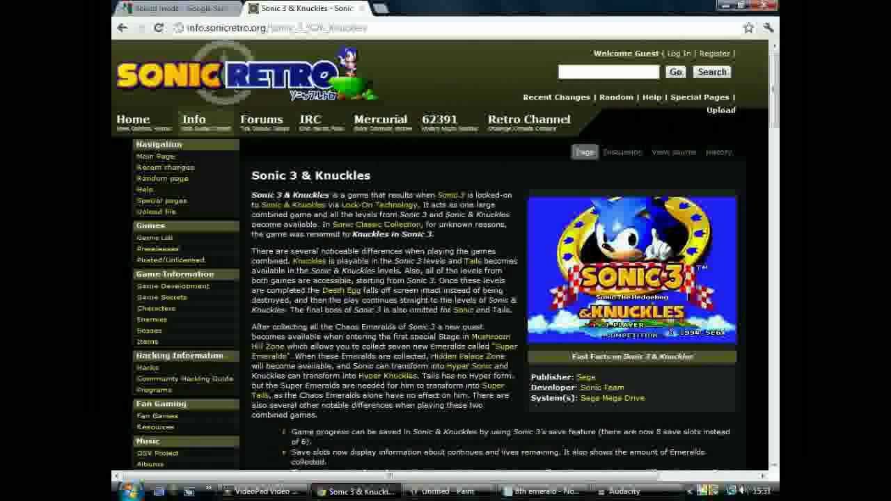 Sonic 3 & Knuckles Extras, Secrets, Cheats and Other fun stuff YouTube