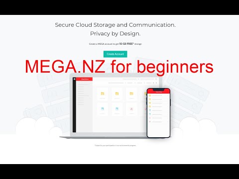 How to use mega.nz file sharing platform for beginners