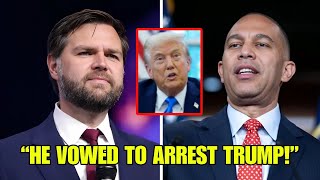 Hakeem Jeffries Vows to Arrest Trump on Live TV – Then JD Vance Makes Him Regret Instantly