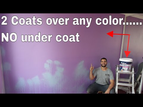 how to paint light colors over dark walls - DIY easy way