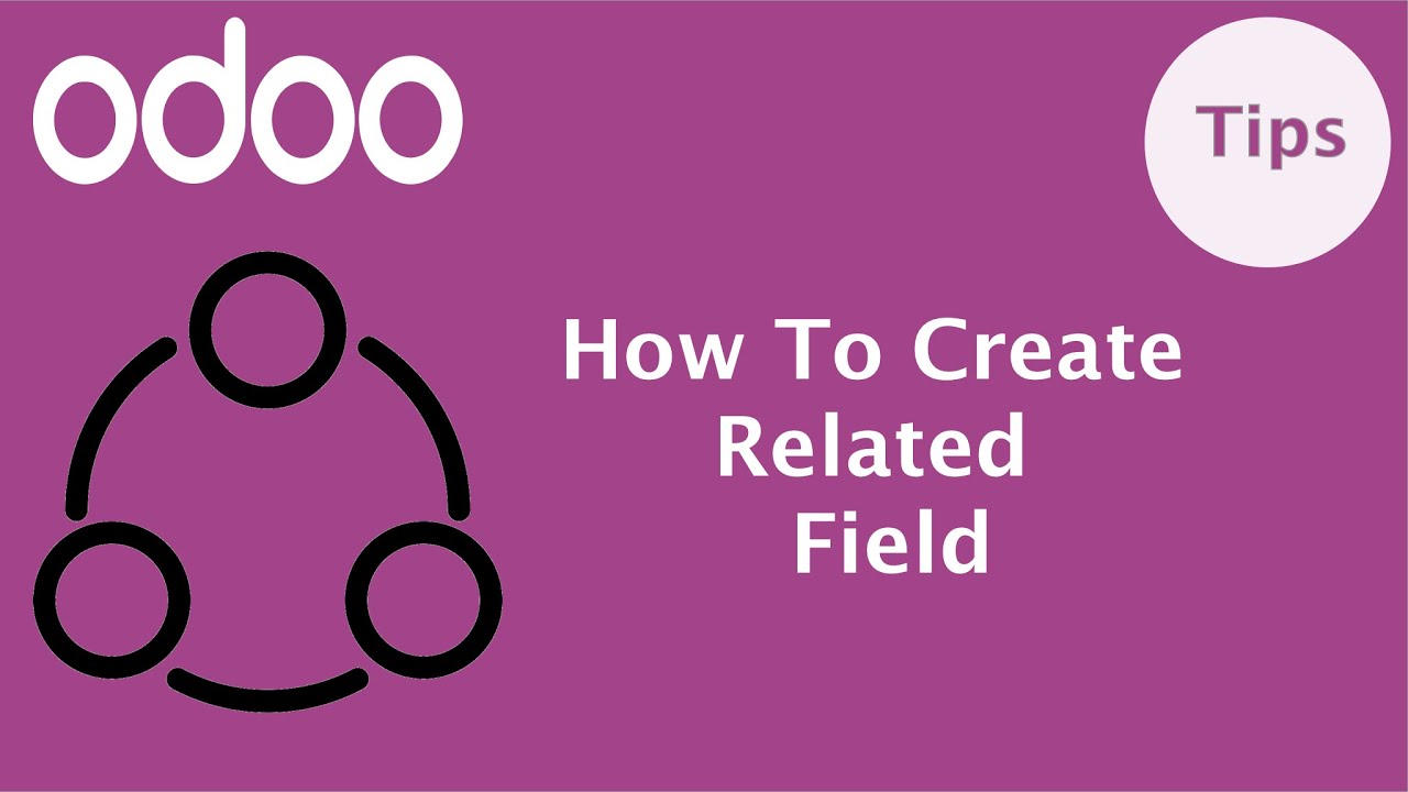 Odoo logo. Related field