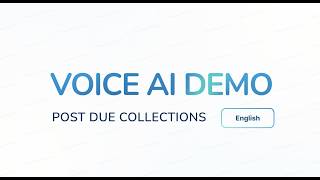 AI Rudder Voice AI Demo Post-Due Collections EN