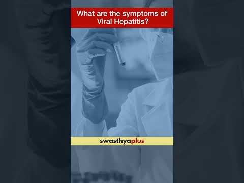 What are the symptoms of Viral Hepatitis? | Dr K S Somasekhar Rao | #Shorts