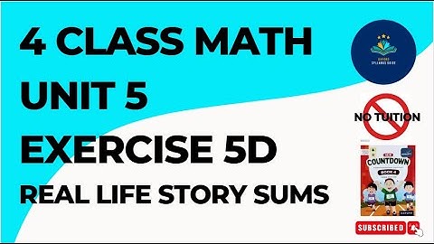 Oxford Countdown Book Class 4 Unit:5 Ex:5d Real-life Story Sums