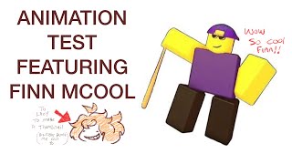 Roblox Animation test ((except I give up halfway))