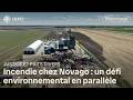 Incendie de l'usine Novago à Louiseville : catastrophe écologique évitée de justesse