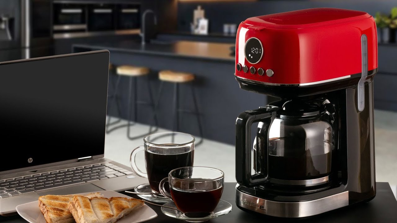 Macchina da caffè americano - American Coffee Machine - Moderna Ariete 1396  - Red 