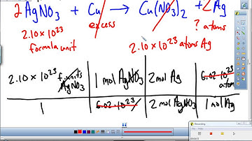 3 Step Stoichiometry Problems that Incorporate Number of Particles Tutorial