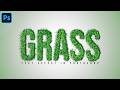 Grass Text Effect in Photoshop | Realistic Grass Typography Tutorial