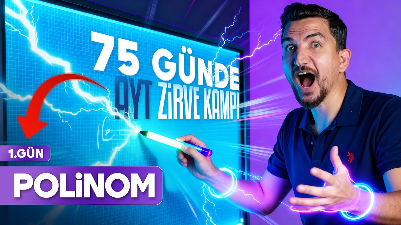 1) AYT MATEMATİK KAMPI( 1.GÜN ) Polinomlar- İLYAS GÜNEŞ (2025)