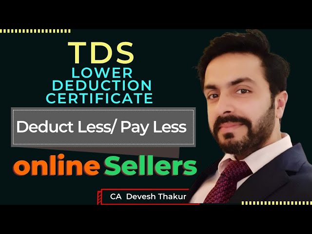 How to Download Lower Deduction Certificate from TRACES|Deduct Less Pay Less|LDC for FY 2021-22