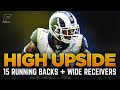15 High Upside Running Backs + Wide Receivers | Value that Exceeds ADP (2021 Fantasy Football)